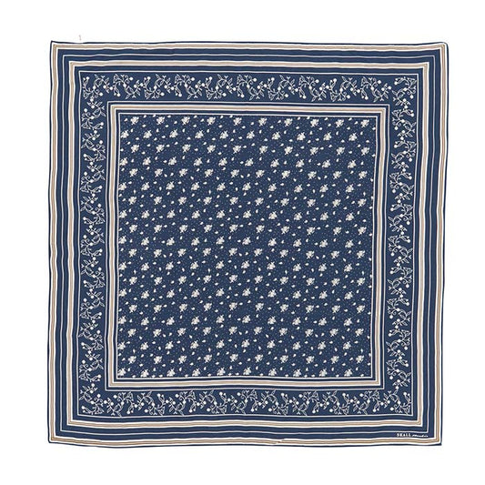 Classic scarf 90x90 | Dark navy