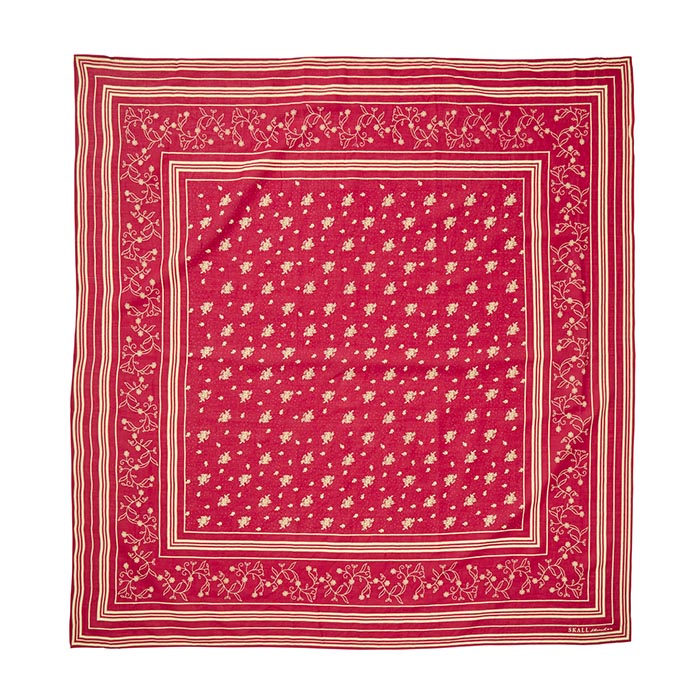 Classic scarf 90x90 | Fiery Red