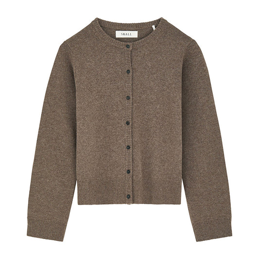 Senna Cardigan | Brown Melange