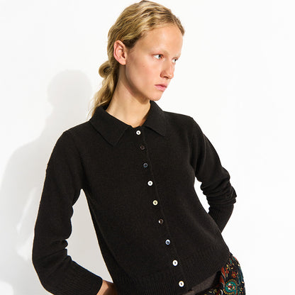 Paulina Cardigan | Dark Brown