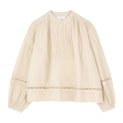 Leaf skjorte | Antique beige