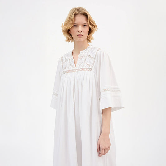 Magnolia kjole | Optic White
