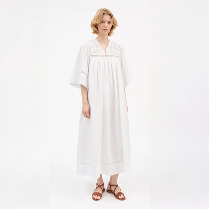 Magnolia kjole | Optic White