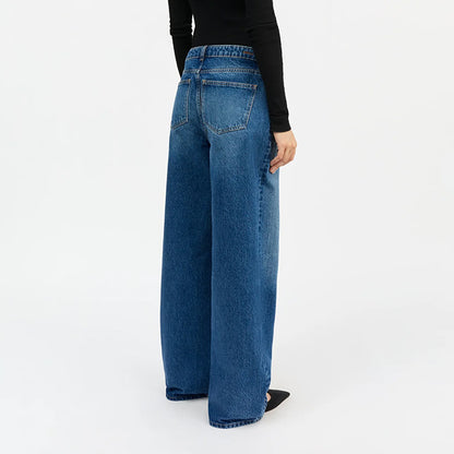 Willow Wide jeans | Vintage Washed blue
