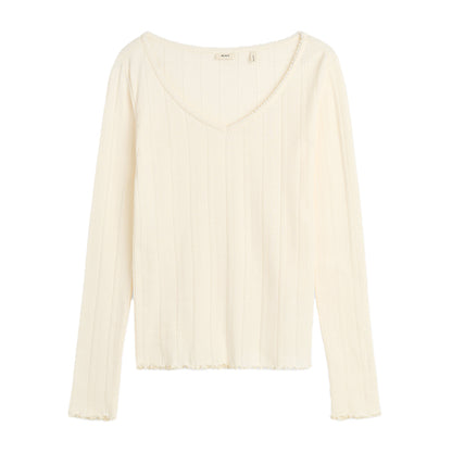 June V bluse | Ecru