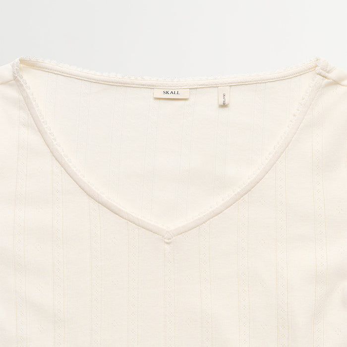 June V bluse | Ecru