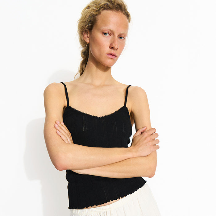 June singlet | Black