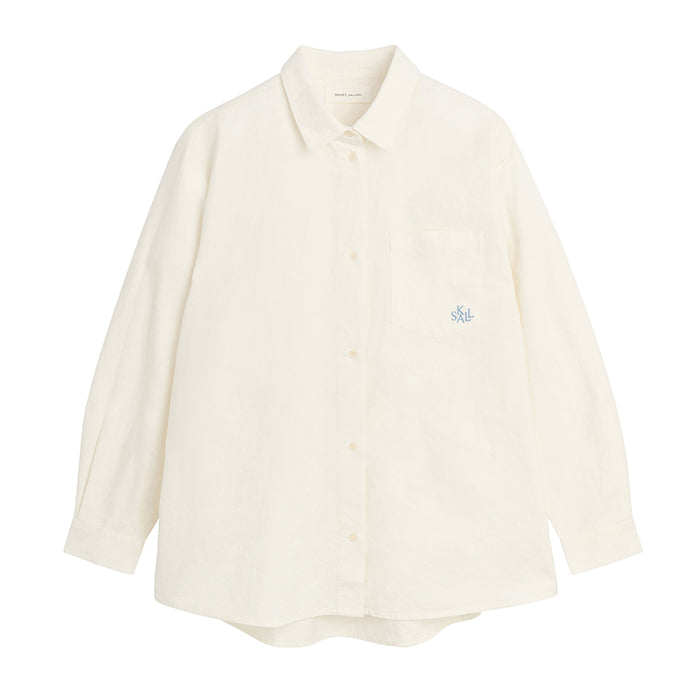 Edgar Oxford skjorte | Offwhite