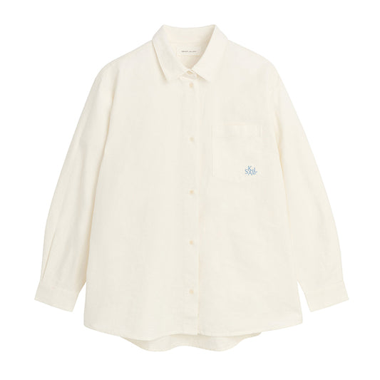 Edgar Oxford skjorte | Offwhite