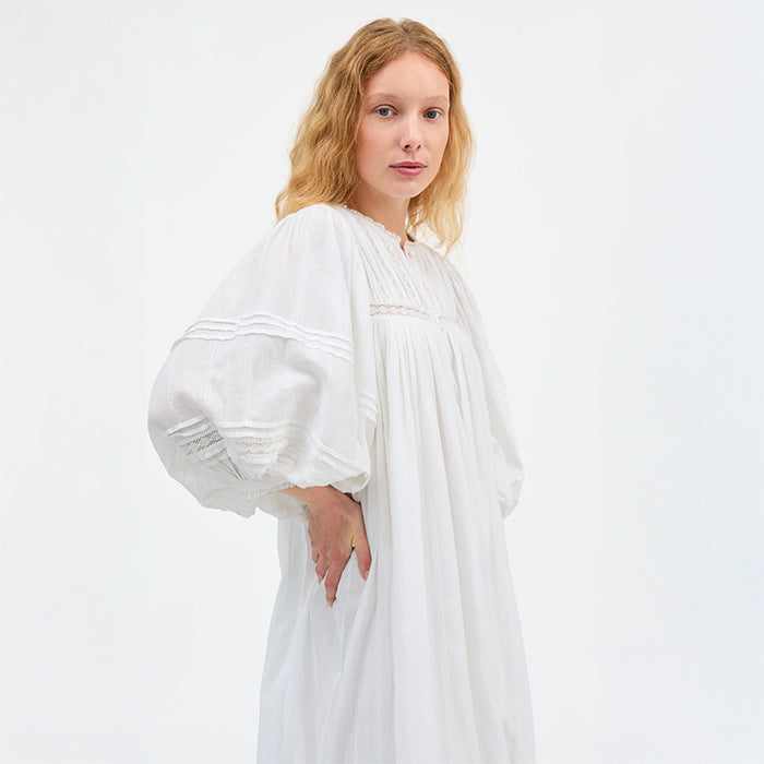 Florentine kjole | Optic White