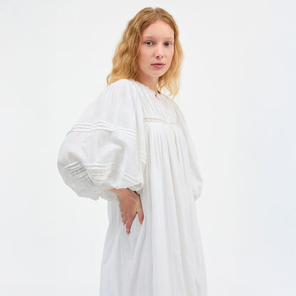 Florentine kjole | Optic White