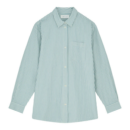 Edgar skjorte | Aqua Stripe
