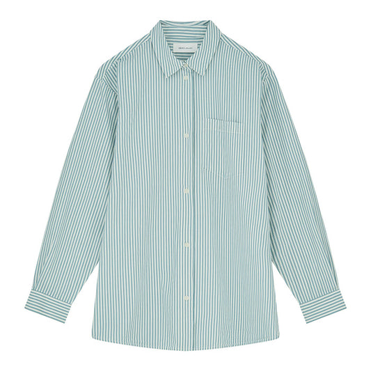 Edgar skjorte | Aqua Stripe