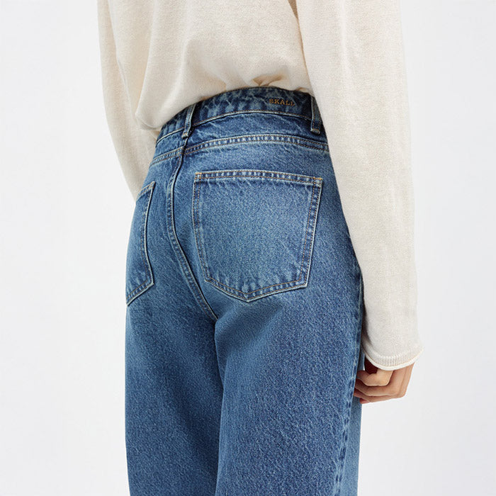 Allison cropped jeans | Slouchy Blue