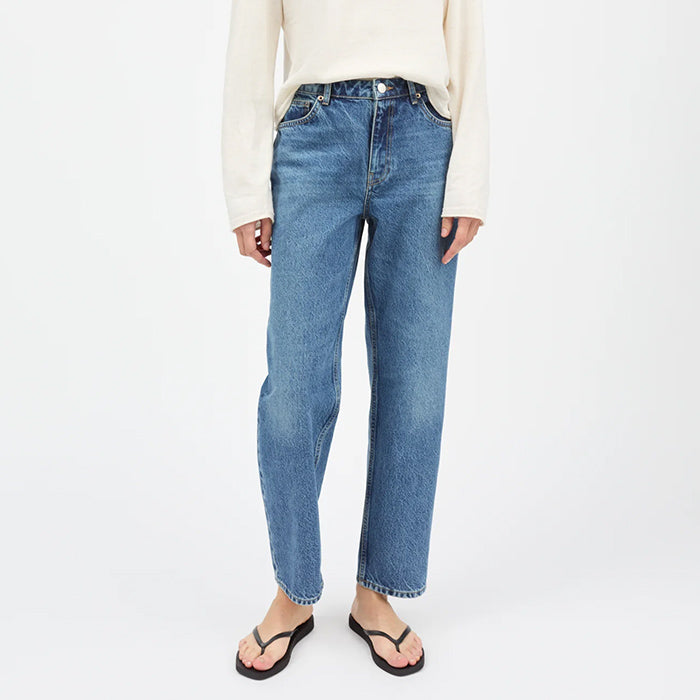 Allison cropped jeans | Slouchy Blue