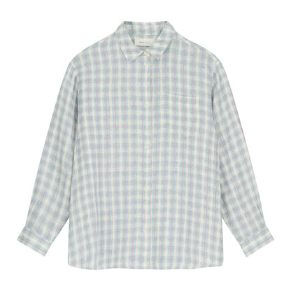 Edgar skjorte | Purple/Blue Check