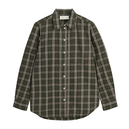 Nico skjorte | Green/White Check
