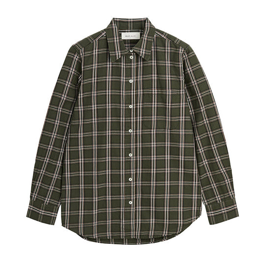 Nico skjorte | Green/White Check