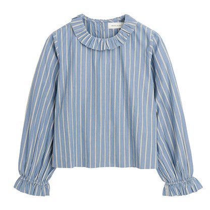 Cornflower skjorte | Blue/White Strib