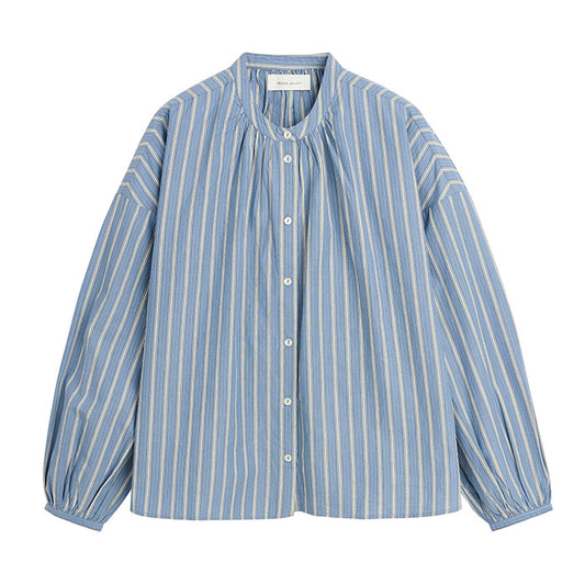 Cilla skjorte | Blue/White Stripe