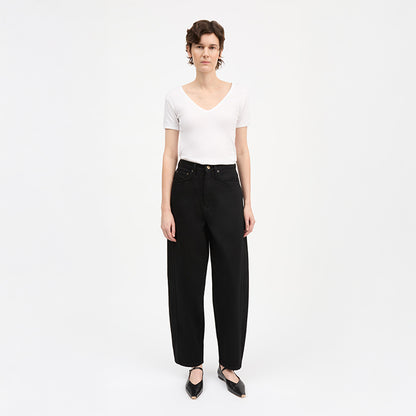 Bille barrel jeans | Black