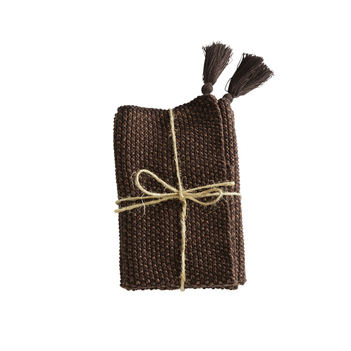 Mørkebrun karklude | 2-pak