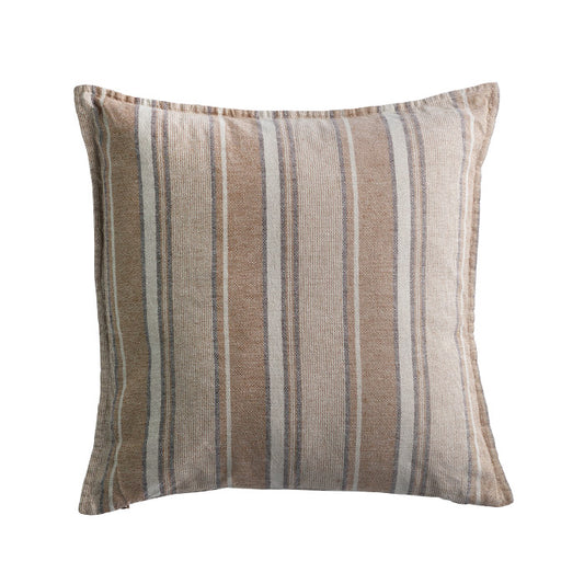 Lico stribet pude 50x50 | Sand