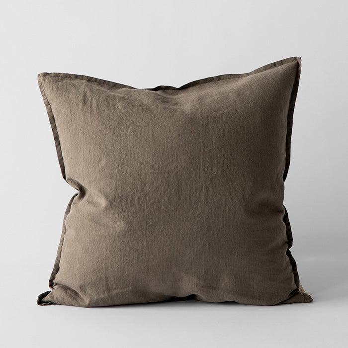 Hørpudebetræk 50x50 | Taupe
