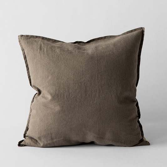 Hørpudebetræk 50x50 | Taupe