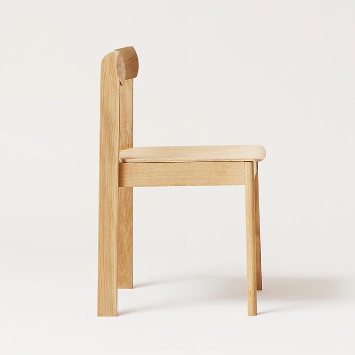 Blueprint Chair, Hvidolieret egetræ
