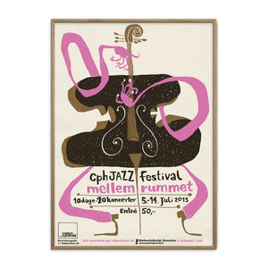 Jazz på Mellemrummet plakat, A2