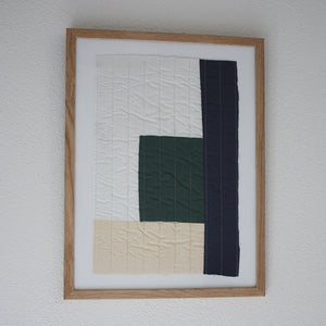 Indrammede mini quilts, 30x40