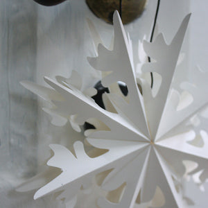 Snefnug ornament, Hvid