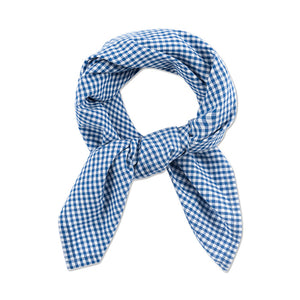 Nico tørklæde, Gingham Mini Blue
