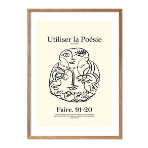 Utiliser la Poésie plakat