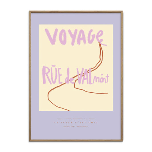 Voyage plakat, 50x70