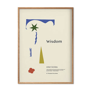 Wisdom plakat, 30x40
